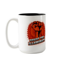 Widerstehen der leuchtenden Orangenfaust