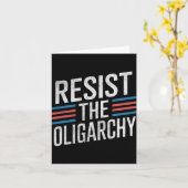 Widerstehen der Oligarchie gegen Trump 2 Karte (Gelbe Blume)