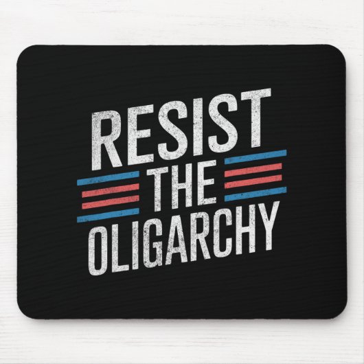 Widerstehen der Oligarchie gegen Trump 2 Mousepad (Vorne)