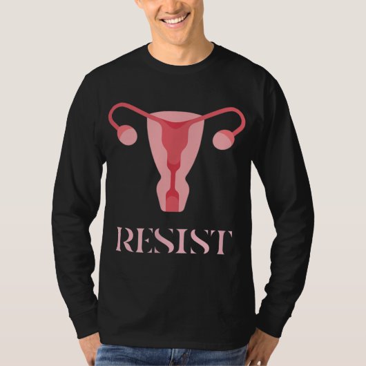 Widerstehen, Frauendesign schützen T-Shirt (Vorderseite)