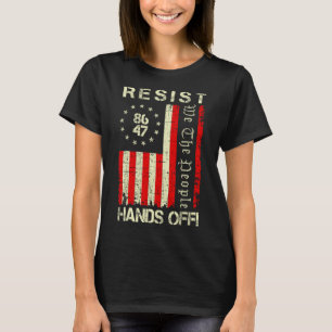 Widerstehen Hände weg Protest Sozialversicherung M T-Shirt