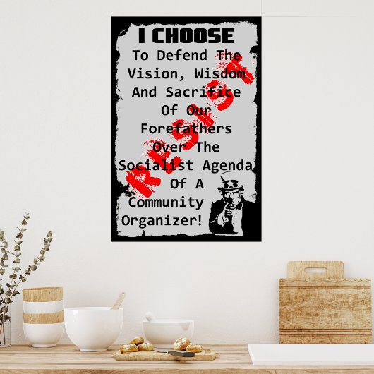 Widerstehen! Poster (Küche)