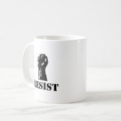 Widerstehen Sie, AntiTrumpf Kaffeetasse (Vorderseite Links)