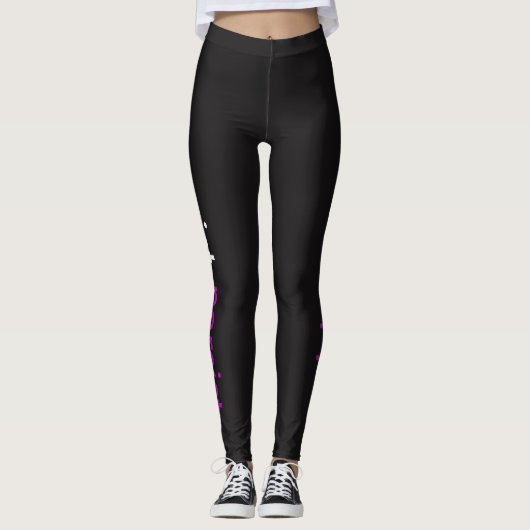 Widerstehen Sie. Bestehen Sie fort Leggings (Vorderseite)