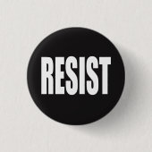"WIDERSTEHEN Sie " Button (Vorderseite)