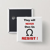 Widerstehen Sie! Button (Vorne & Hinten)