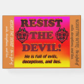 Widerstehen Sie dem Teufel! Gästebuch (Rückseite)