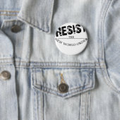 Widerstehen Sie der neuen Weltordnung Button (Beispiel)