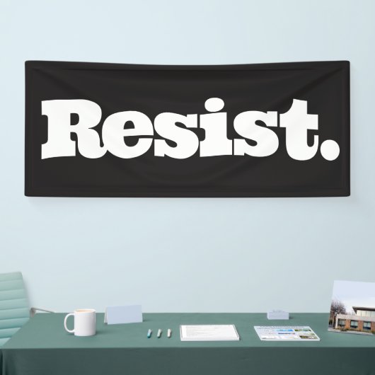 Widerstehen Sie Fahne Banner (Messe)