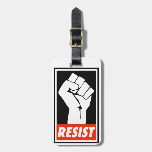 widerstehen Sie Gepäckanhänger (Vorderseite vertikal)