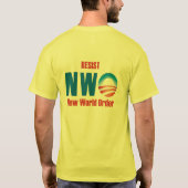 Widerstehen Sie JETZT T-Shirt (Rückseite)