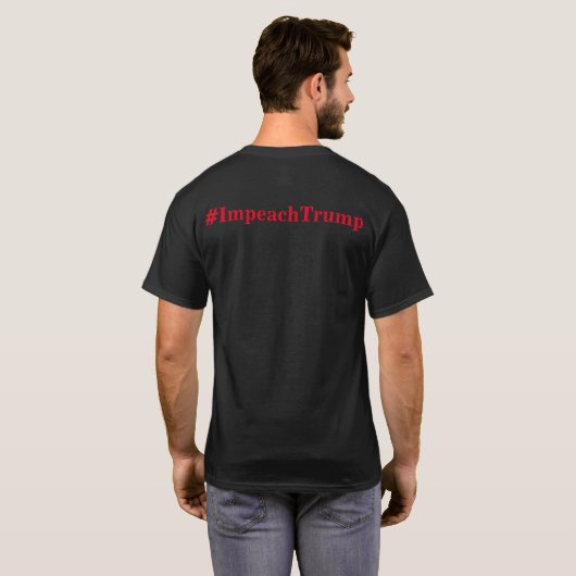 WIDERSTEHEN Sie -- Klagen Sie Trumpf-T - Shirt an (Schwarz voll)