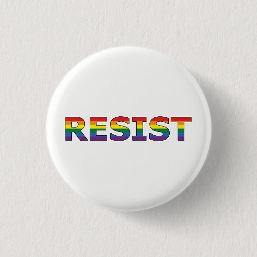 WIDERSTEHEN SIE - LGBT BUTTON (Vorderseite)