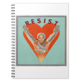 Widerstehen Sie Liebenotizbuch! Notizblock (Vorderseite)