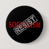 Widerstehen Sie Sozialismusknopf Button (Vorderseite)