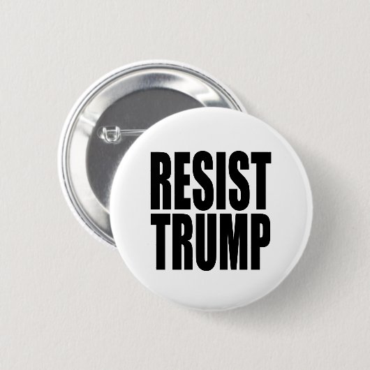 "WIDERSTEHEN SIE TRUMPF " BUTTON (Vorne & Hinten)