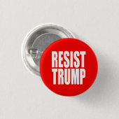 "WIDERSTEHEN SIE TRUMPF " BUTTON (Vorne & Hinten)