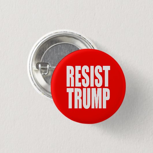 "WIDERSTEHEN SIE TRUMPF " BUTTON (Vorne & Hinten)