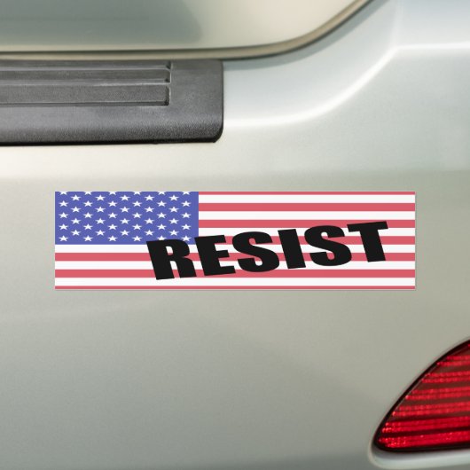 Widerstehen Sie Trumpf USA-Flagge Autoaufkleber (Auf Auto)