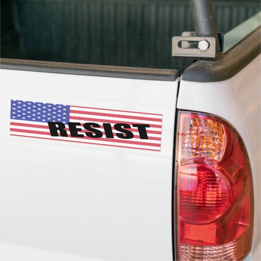 Widerstehen Sie Trumpf USA-Flagge Autoaufkleber (Auf Lkw)