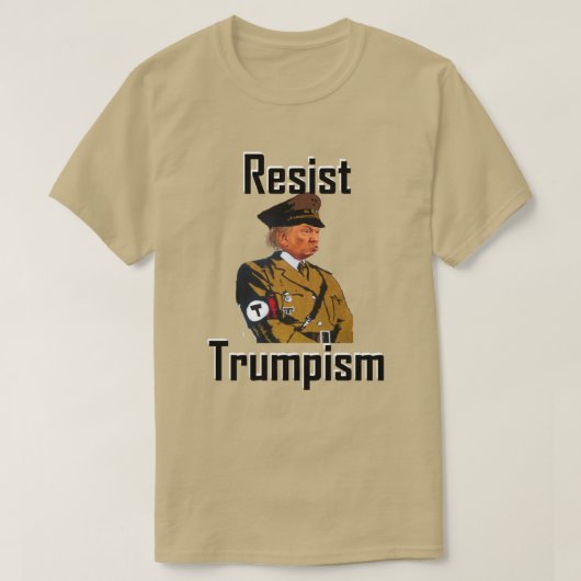 widerstehen Sie trumpism T-Shirt (Design vorne)