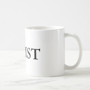 WIDERSTEHEN Sie weißer Tasse