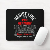 Widerstehen Sie wie Deutschland 1938 Mousepad (Mit Mouse)