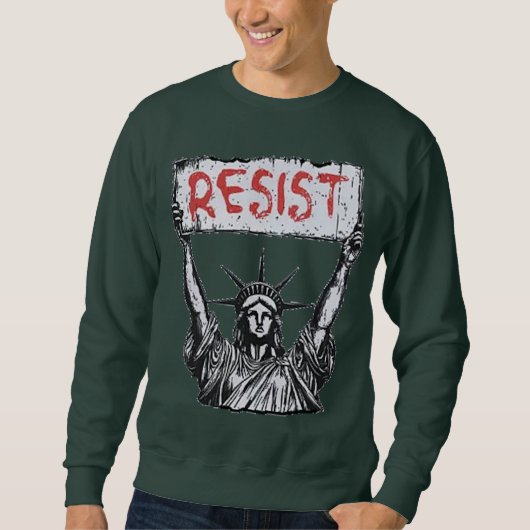 widerstehen sweatshirt (Vorderseite)