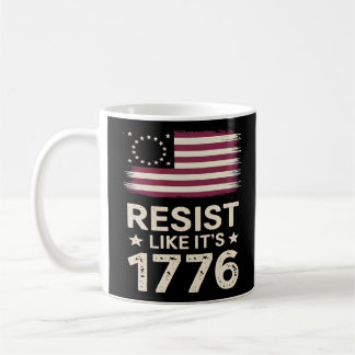 Widerstehen, wie es ist 1776 amerikanische konserv kaffeetasse