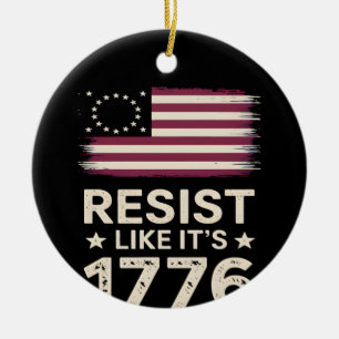 Widerstehen, wie es ist 1776 amerikanische konserv keramik ornament