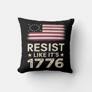 Widerstehen, wie es ist 1776 amerikanische konserv kissen