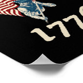 Widerstehen, wie es ist konservative Fahne 1776 Am Poster (Ecke)