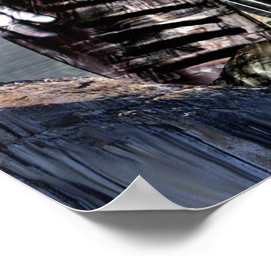 widerstrebender Krieger Poster (Ecke)