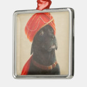 Widerstrebender Maharadscha 2010 Silbernes Ornament (Links)