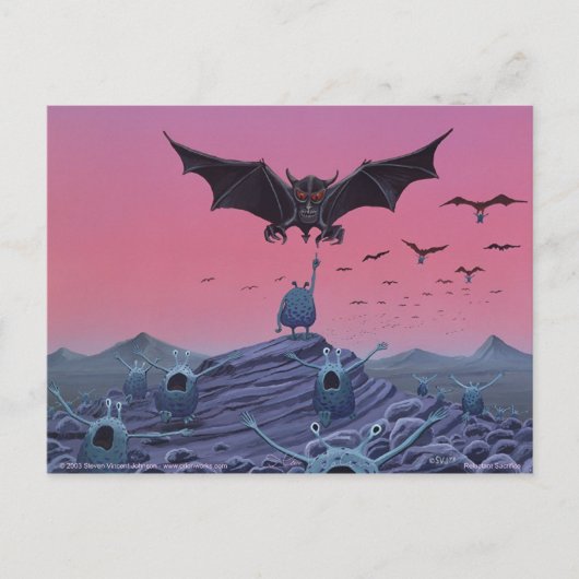 widerstrebendes Opfer Postkarte (Vorderseite)