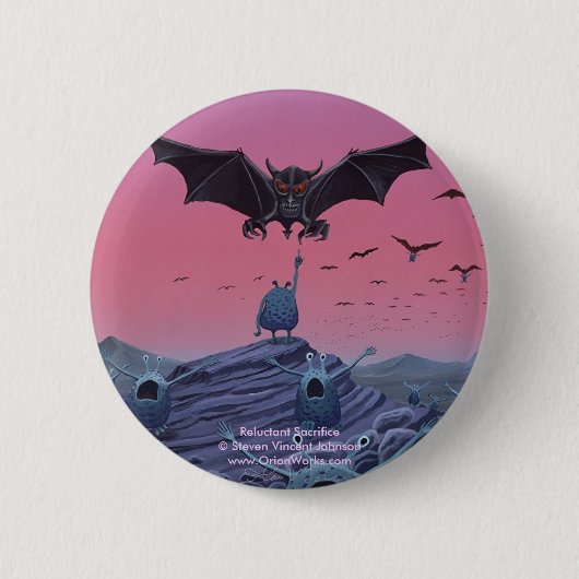 Widerstrebendes Opfer, widerstrebendes Opfer Button (Vorderseite)