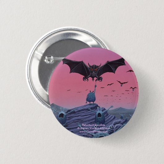 Widerstrebendes Opfer, widerstrebendes Opfer Button (Vorne & Hinten)