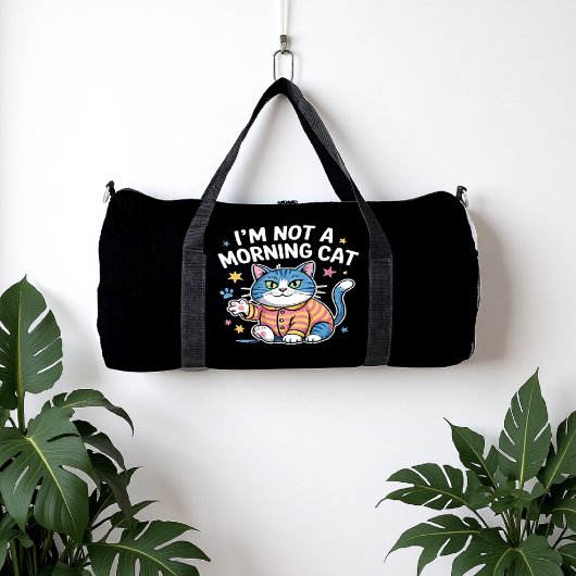 Widerwillige Morgenkatze Duffle Bag