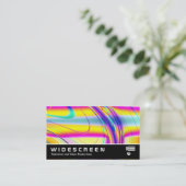 Widescreen 0422 - Fraktal Abstrakt 061012f Visitenkarte (Stehend Vorderseite)