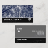 Widescreen 0423 - Blauer Herbst Visitenkarte (Vorne/Hinten)