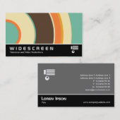 Widescreen 0428 - farbiger Kreis 02 Visitenkarte (Vorne/Hinten)