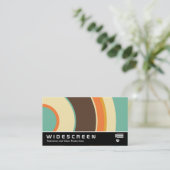 Widescreen 0428 - farbiger Kreis 02 Visitenkarte (Stehend Vorderseite)