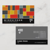 Widescreen 0434 - Abstrakt 240413 Visitenkarte (Vorne/Hinten)