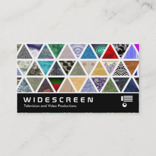 Widescreen 0435 - dreieckige Texturen Visitenkarte