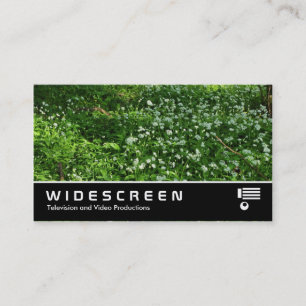 Widescreen 0438 - Blume aus Holz Visitenkarte