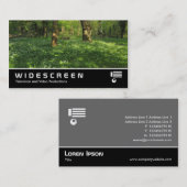Widescreen 0439 - Frühjahr im Wald Visitenkarte (Vorne/Hinten)