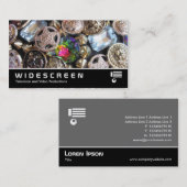 Widescreen 0443 - Bling Buttons Visitenkarte (Vorne/Hinten)