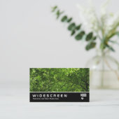Widescreen 0445 - Holzkanopie Visitenkarte (Stehend Vorderseite)
