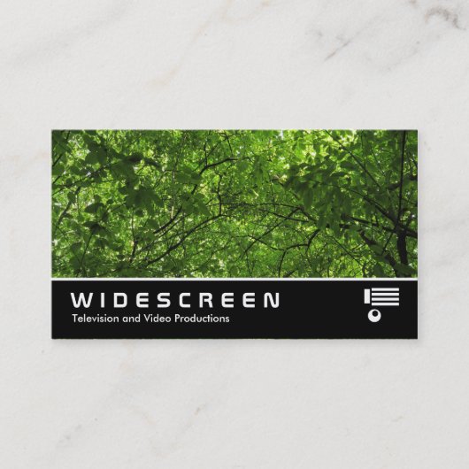 Widescreen 0445 - Holzkanopie Visitenkarte (Vorderseite)