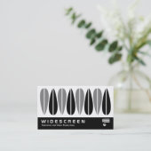 Widescreen 0453 - Retro-Blätter 04 Visitenkarte (Stehend Vorderseite)